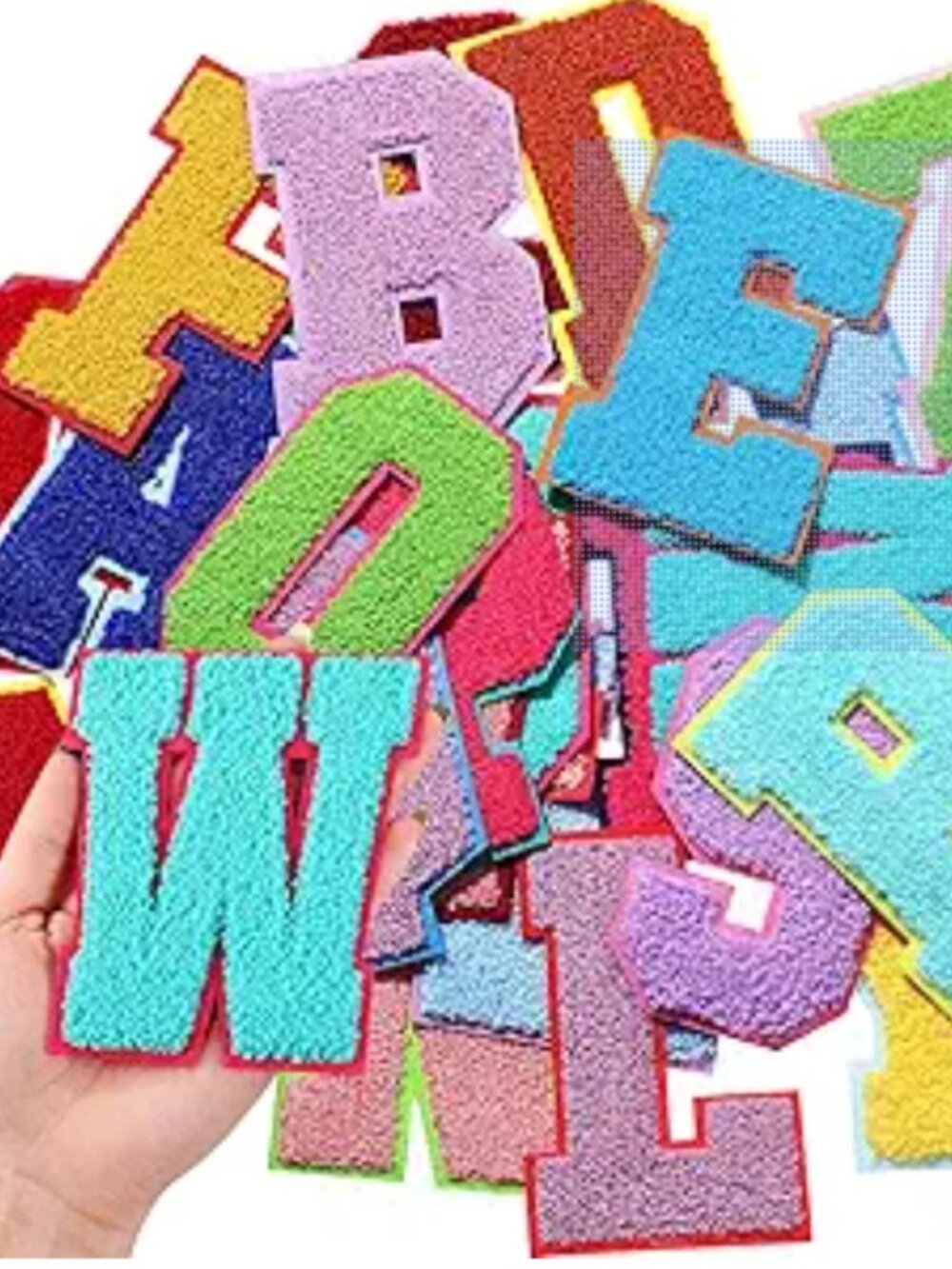 Chenille Letter Patches